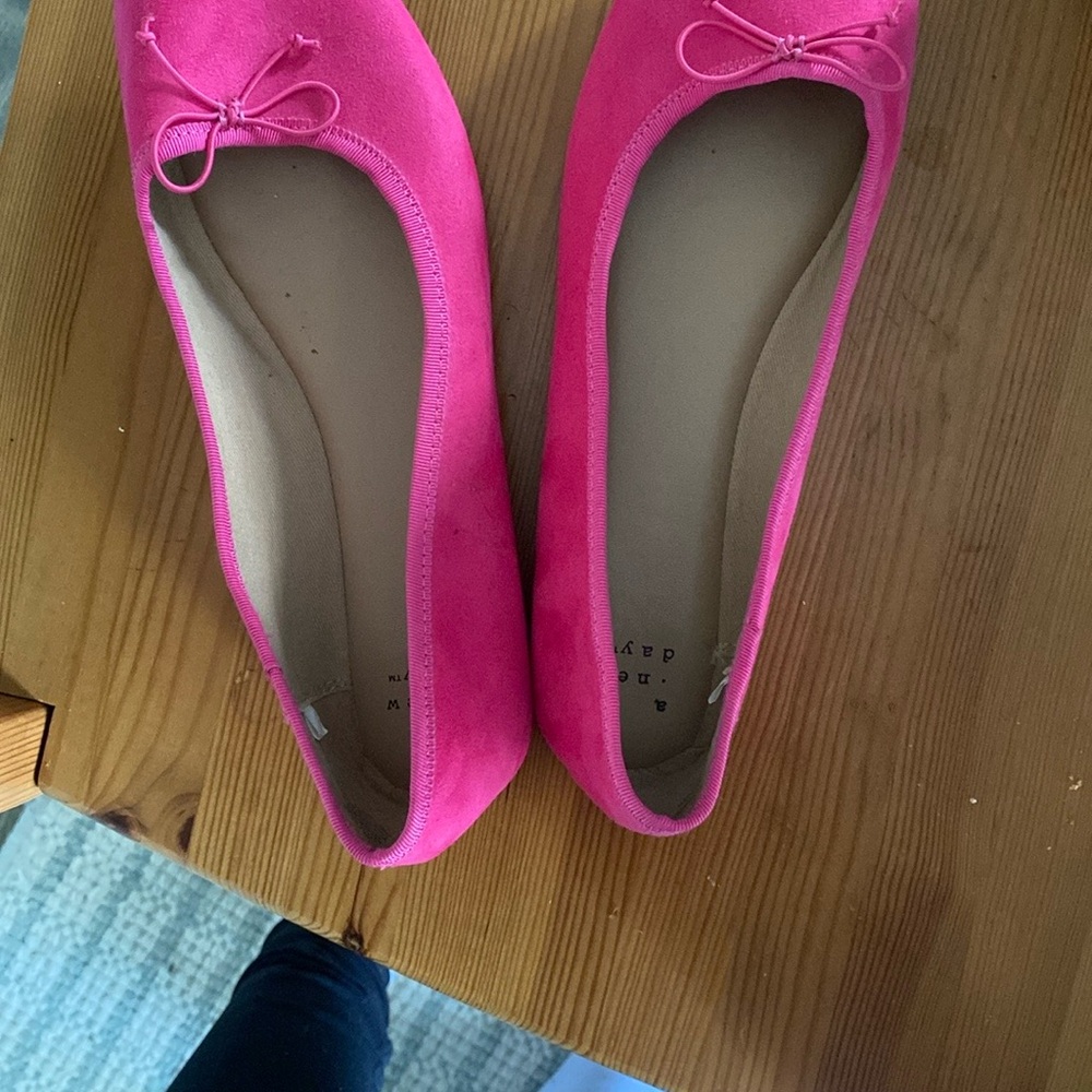 COPY - A New Day Pink Ballet Flats Sleek Minimalist Design